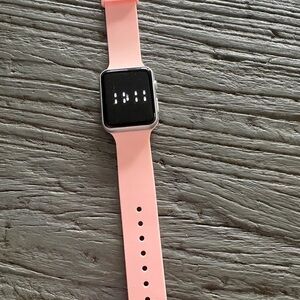 ❤️ Discount deal.❤️ Pink Silicone play watch with LED Display